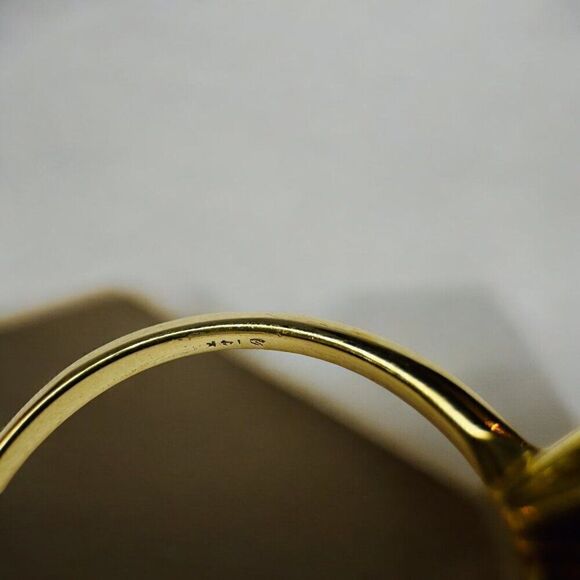 14k Gold Diamond Ring Sz 6.25 1/3ct Round Cut Solitaire Wedding Ring 1.4g - Picture 13 of 16